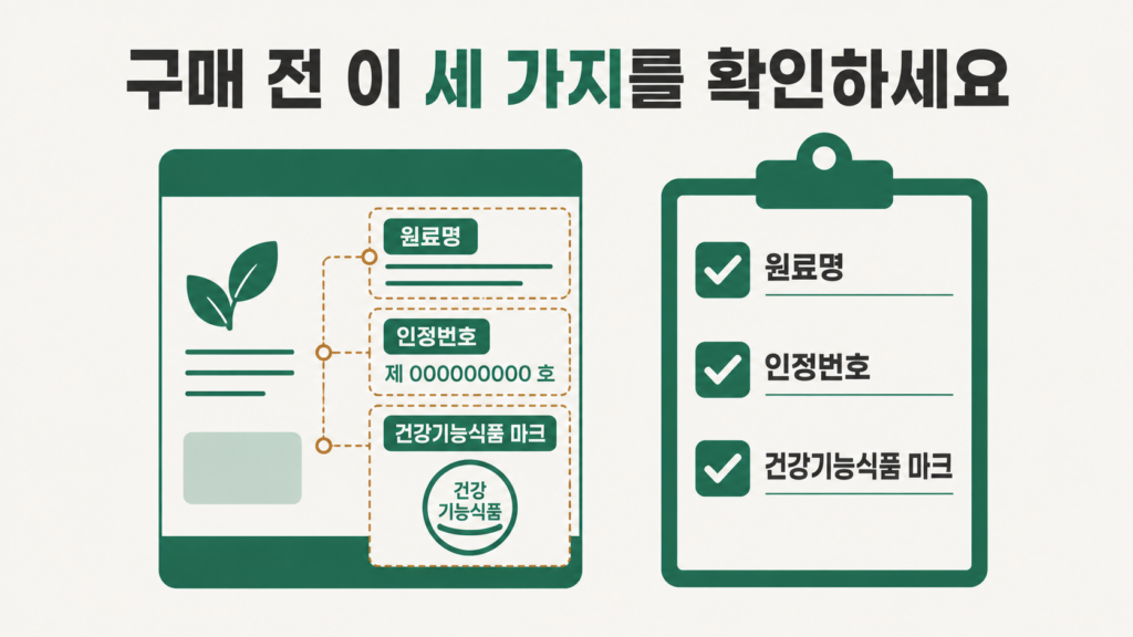 콜라겐 제품 구매 전 확인 체크리스트 이미지