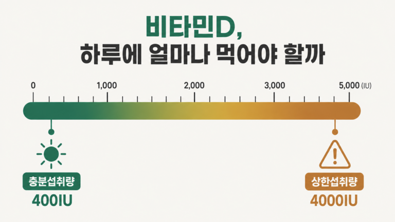 비타민D 하루에 얼마나 먹어야 할까 대표 이미지